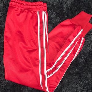 Red Fashion Nova Joggers